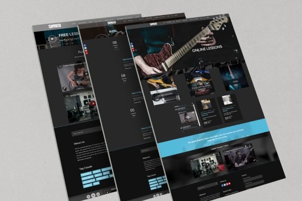 Web Design and Development, Shredguitar 101